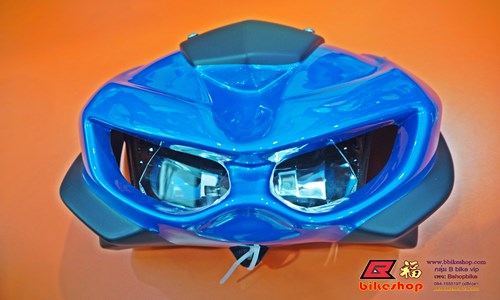 Bs.5738 โคมหน้ากาก ทรง Z1000 สีน้ำเงิน - สีชมพู