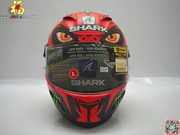 Bs4407 หมวกกันน็อค Shark รุ่น Race R Pro Lorenzo Mat Austrian