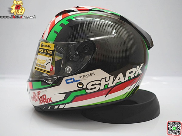 Bs4406 หมวกกันน็อค Shark รุ่น Race R Pro Zarco 2017