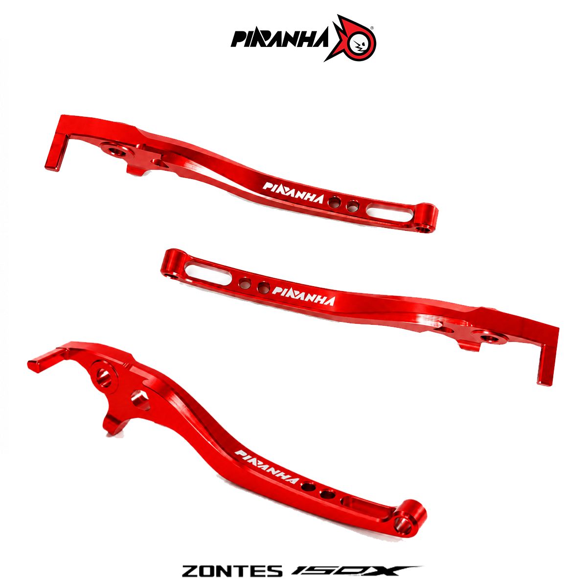 มือเบรค CNC PIRANHA LEVERS ZONTES 150X Special Edition
