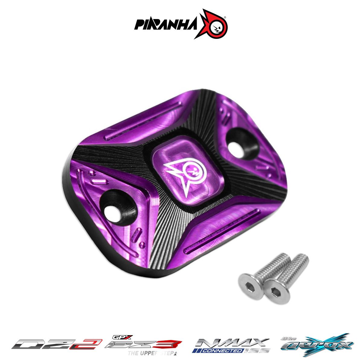 ฝาปิดน้ำมันดิสเบรค CNC Duo Anodize N-MAX 155  GPX DZ-3  GPX DZ-2  New AEROX-155 PIRANHA
