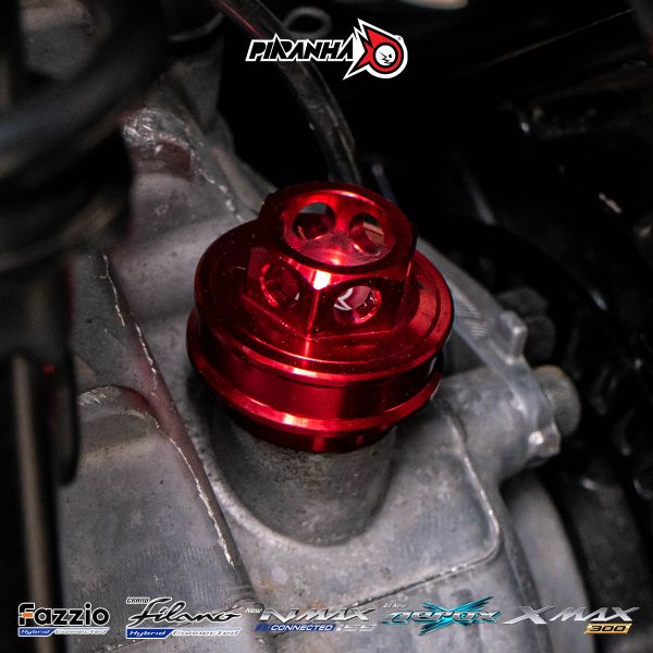 น๊อตอุดเฟืองท้าย CNC N-MAX 155 / FAZZIO / Grand Filano / AEROX / X-MAX / Madison 150 / ZONTES PIRANHA