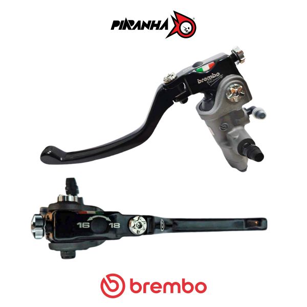 ชุดน๊อตแต่งสแตนเลส ตัวปรับอลูมิเนียม Brembo RCS / RCS CORSA PIRANHA Set A
