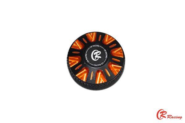 ฝาปิดกระปุกน้ำมันเบรคแต่ง BREMBO 15 ml. DUAL ANODIZED CNC CR RACING