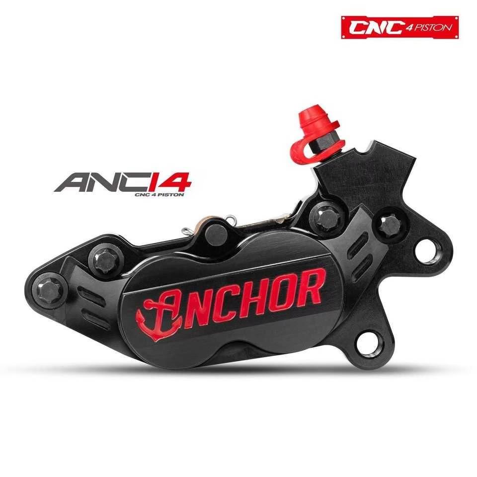 11. ปั้มเบรค ANCHOR ANC14 4POT หูชิต 40mm งาน CNC ขนาดลูกสูบ 34mm*2 / 30mm*2