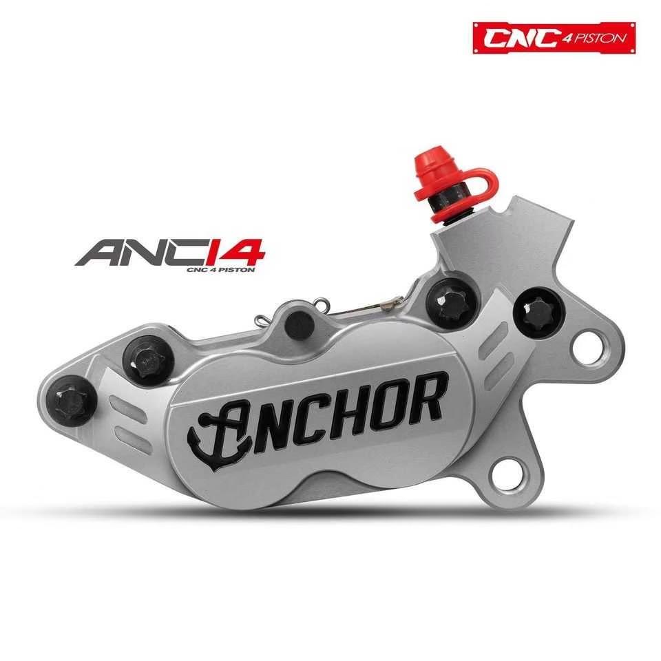 11. ปั้มเบรค ANCHOR ANC14 4POT หูชิต 40mm งาน CNC ขนาดลูกสูบ 34mm*2 / 30mm*2