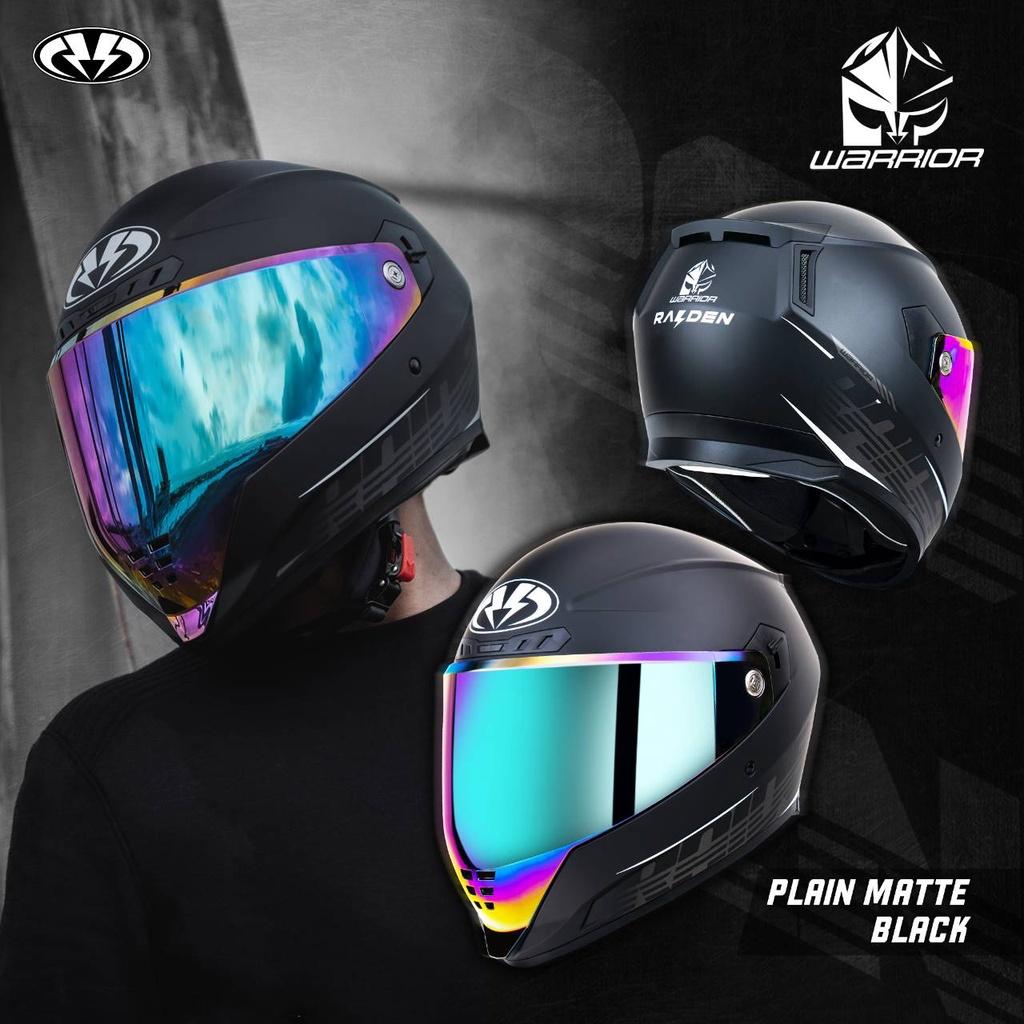 !!New!!2022  Raiden รุ่น Warriors สีพื้น แว่น2ชั้น ชิวหน้ารูปแบบไม่ซ้ำใคร มีให้เลือกถึง4สี แบรนด์ Raiden
