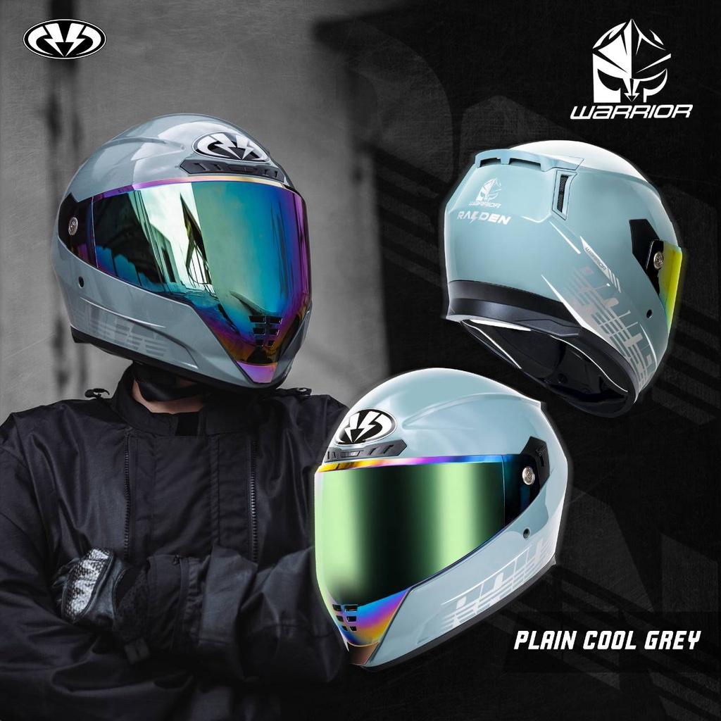!!New!!2022  Raiden รุ่น Warriors สีพื้น แว่น2ชั้น ชิวหน้ารูปแบบไม่ซ้ำใคร มีให้เลือกถึง4สี แบรนด์ Raiden