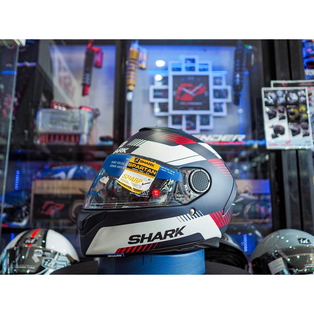 หมวกกันน็อค SHARK SPARTAN STRAD MAT BLUE WHITE RED *สอบถามก่อนซือ