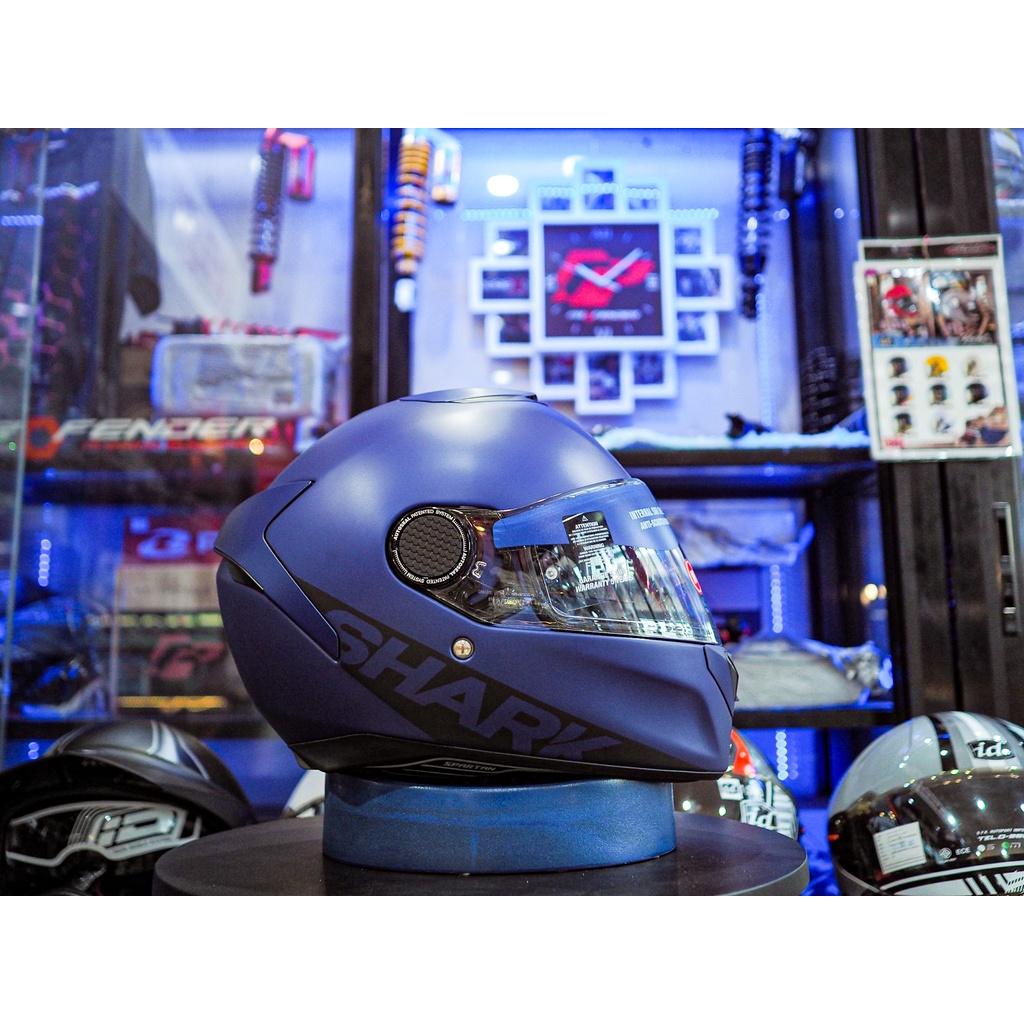 หมวกกันน็อค SHARK SPARTAN BLANK MAT NAVY BLUE MAT *สอบถามก่อนซือ