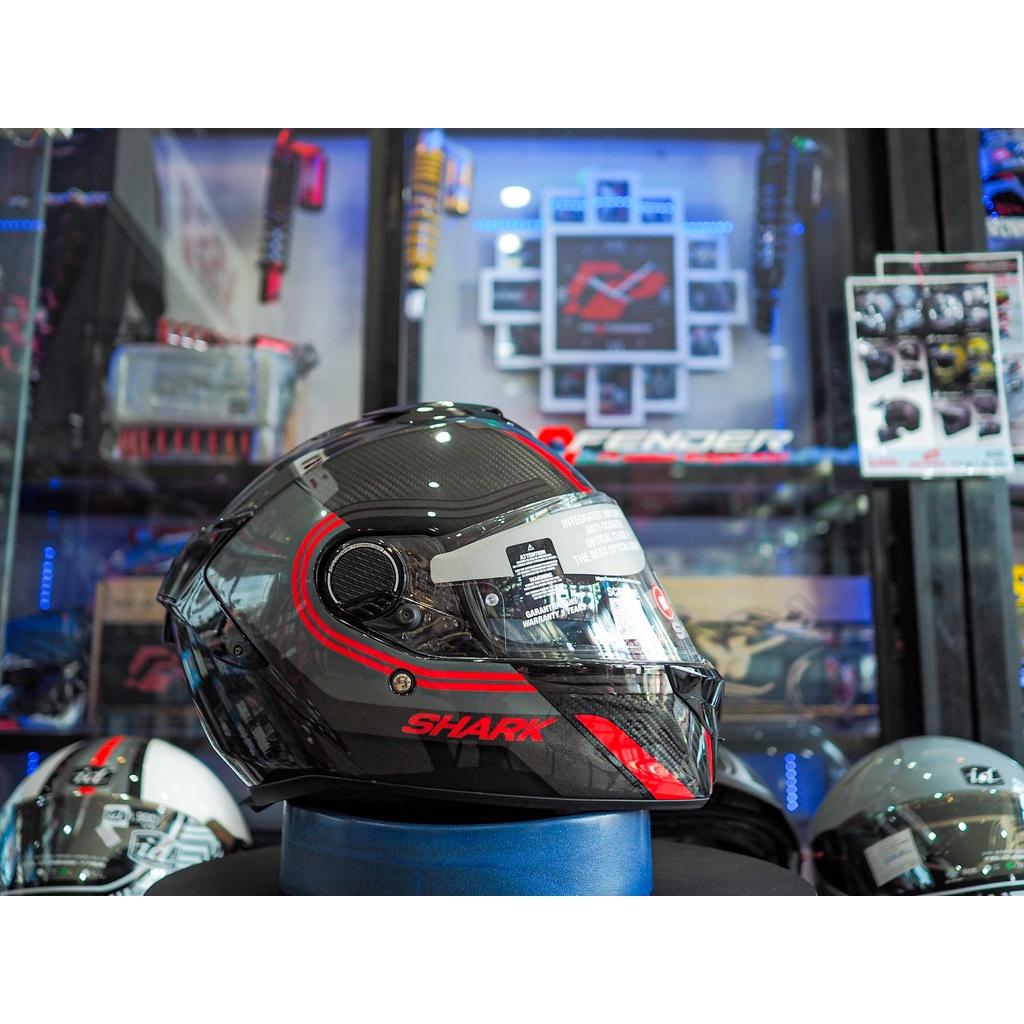 หมวกกันน็อค SHARK SPARTAN GT CARBON  TRACKER CARBON ANTHRACITE RED *สอบถามก่อนซือ
