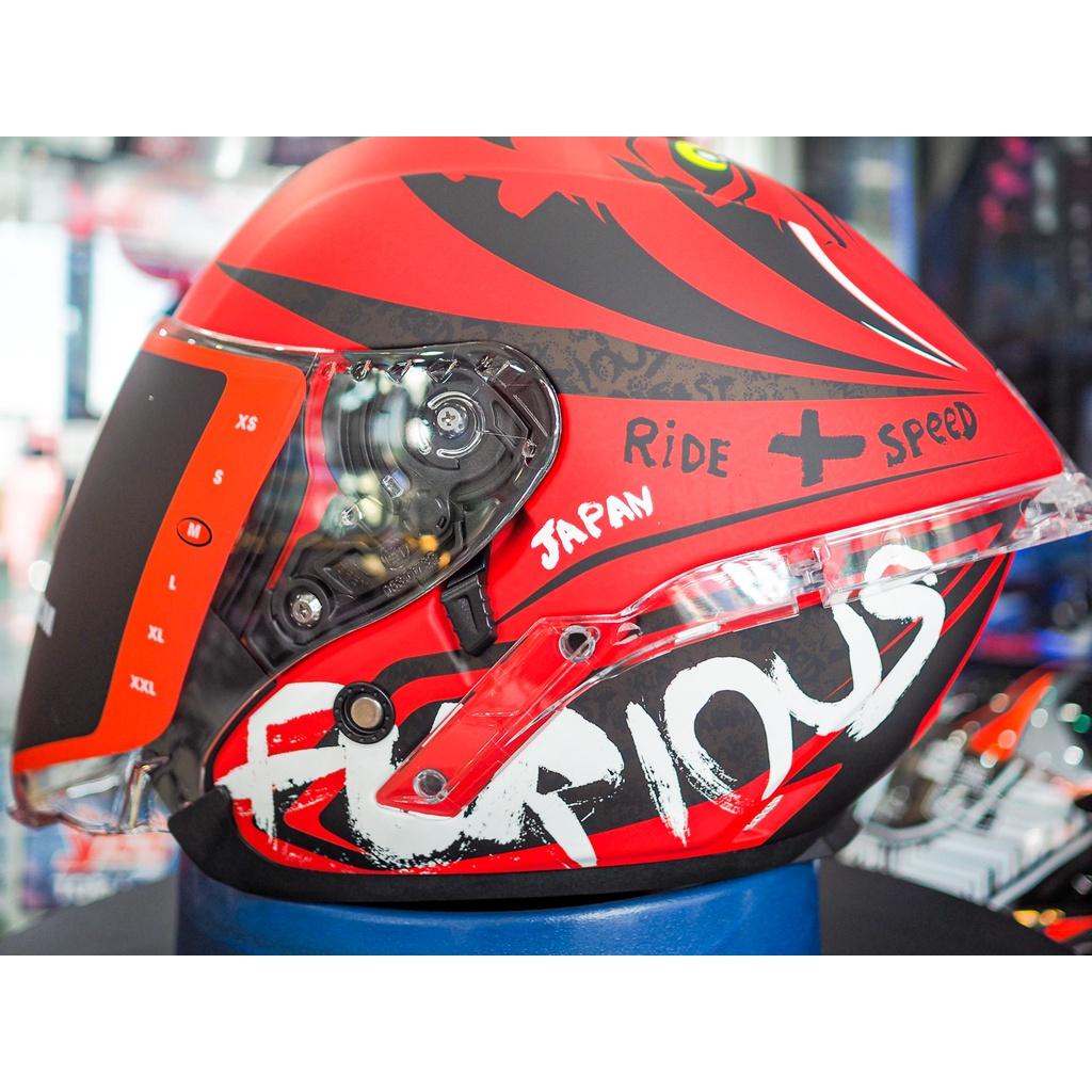 😍 หมวกกันน็อค LAZER TANGO-SR - ONI RED ลายยักษ์สีแดง มีไซค์ S M L XL 2XL นำเข้าจากประเทศเบลเยี่ยม ของแท้