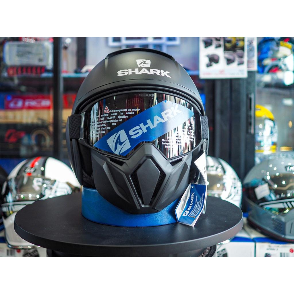 หมวกกันน็อค SHARK STREET DRAK BLANK BIACK *สอบถามก่อนซือ