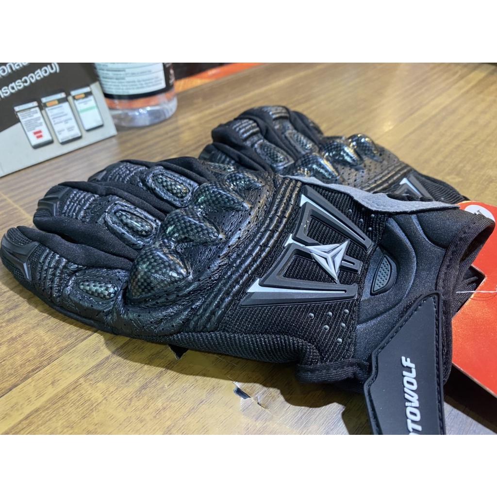 11. ถุงมือ ขี่มอเตอร์ไซค์ MOTOWOLF G150304 ของแท้100%