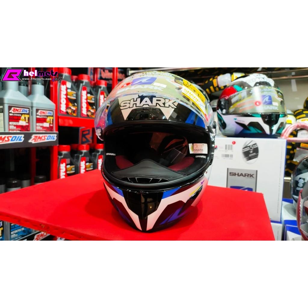 หมวกกันน็อค Shark Race R Pro Aspy Black/Blue/Yellow KBY  2021 *สอบถามก่อนซื้อ
