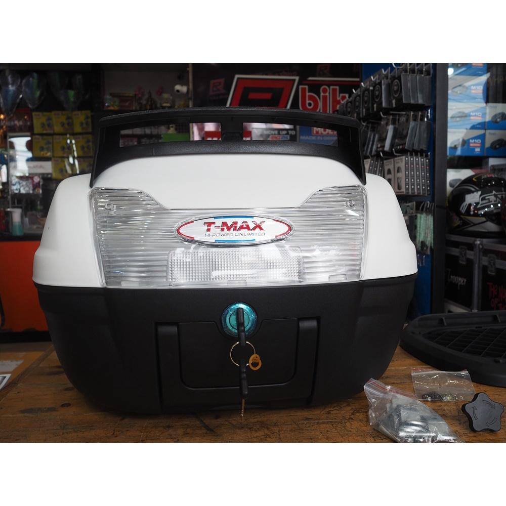 ##กล่องท้ายเบาะTOPBOX (T-MAX) E-60 FullShape (XL-40L) คละสี