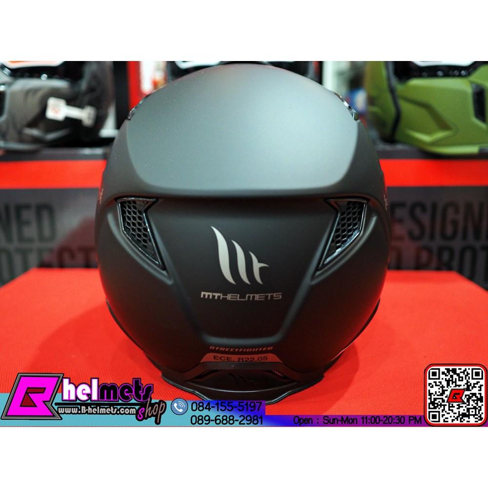 ##หมวกกันน็อค MT Streetfighter Sv Solid Matt Black