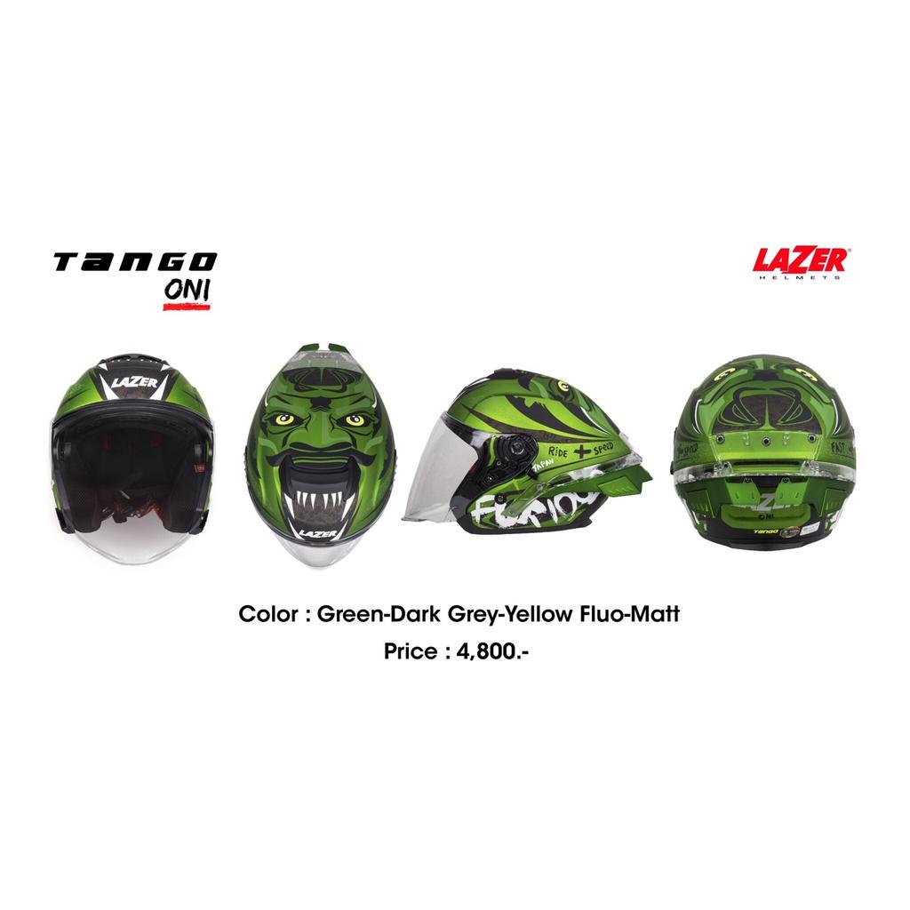#หมวกกันน็อคครึ่งใบ Lazer Tango Black-Red-Grey-Matt (Spoiler แถม)สินค้าบางใบ อาจจะมีตำหนิเล็กน้อย เพราะเป็นสินค้าลดราคา