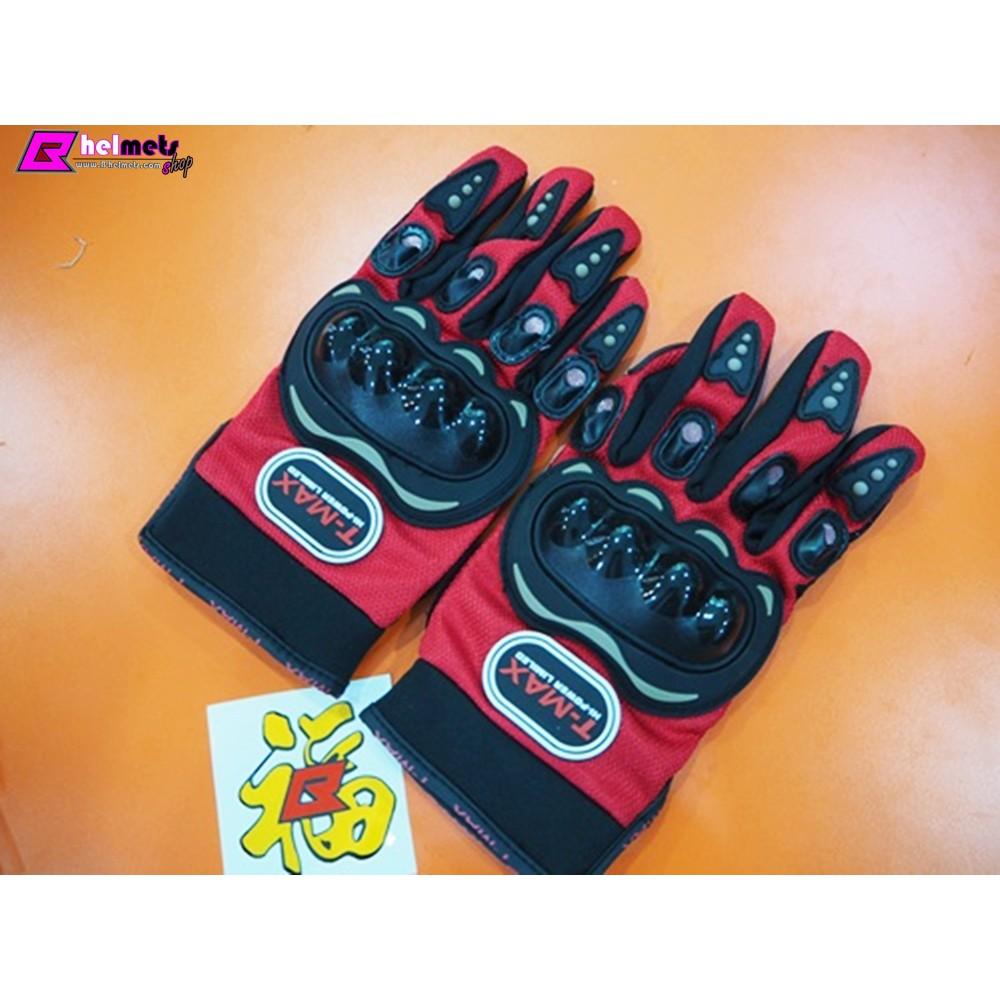5. #ถุงมือเต็มนิ้ว รุ่น T-Max คละสี