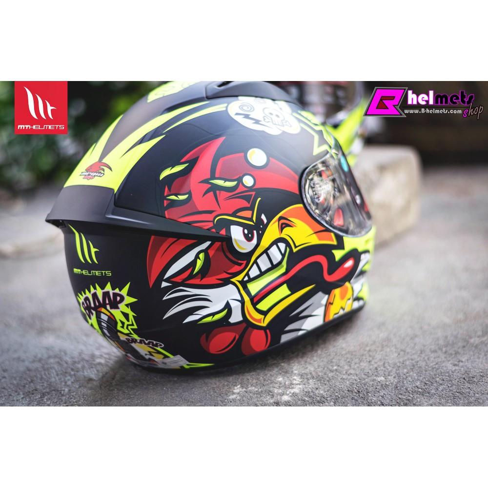 ##"หมวกกันน็อค MT STINGER CHICKEN - MATT YELLOW [ด้าน]