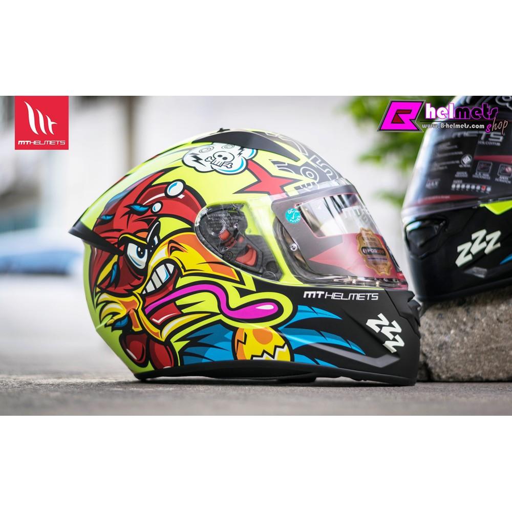 ##"หมวกกันน็อค MT STINGER CHICKEN - MATT YELLOW [ด้าน]