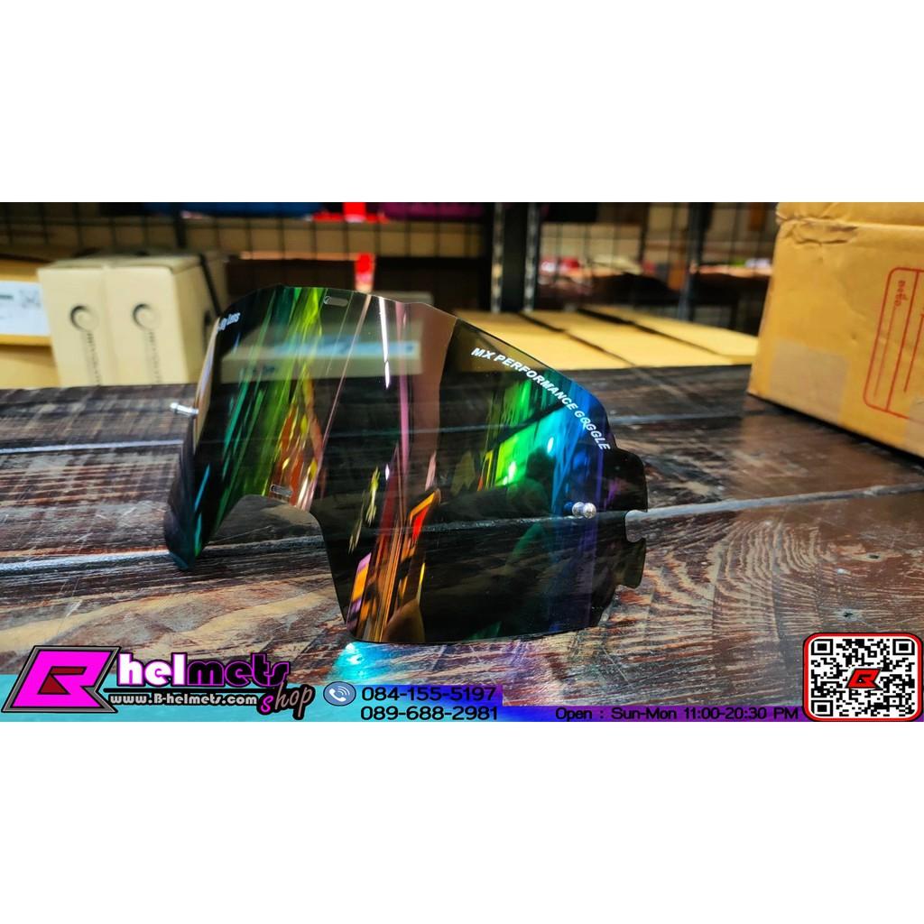 #เลนส์แว่นหมวกกันน็อควิบาก MT FALCON VISOR GOOGLES - IRIDIUM