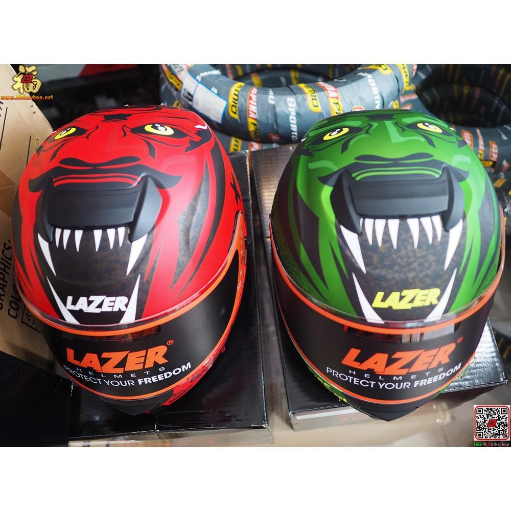 30.หมวกกันน็อค เต็มใบ LAZER RAFALE-SR- ONI Red-Dark Grey-Yellow Fluo-Matt "แถมสปอยเลอร์"สินค้าบางใบ อาจจะมีตำหนิเล็กน้อย