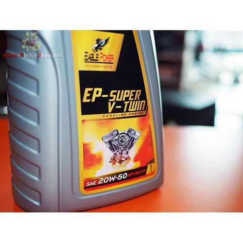 #น้ำมันเครื่อง Eagle Power Super V-Twin 20w-50 ขวดละ