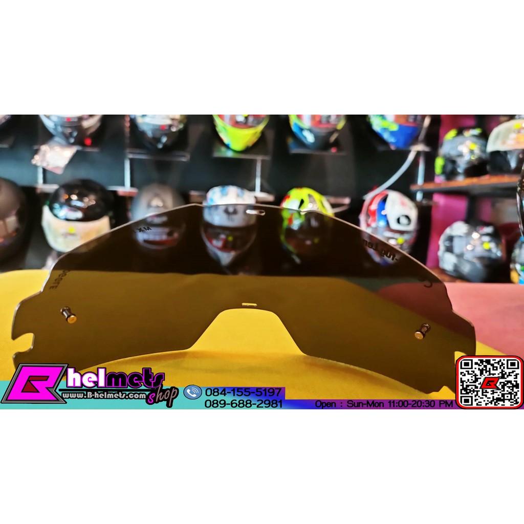 #เลนส์แว่นหมวกกันน็อควิบาก MT FALCON VISOR GOOGLES - SMOKE สีดำ