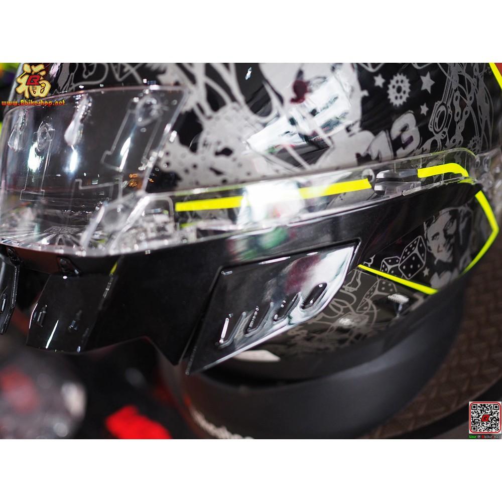 31.หมวกกันน็อค เต็มใบ LAZER RAFALE-SR-$13 Original Black-Dark Grey-Yellow Fluo "แถมสปอยเลอร์"