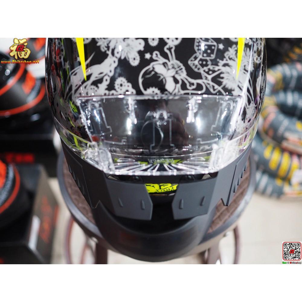 31.หมวกกันน็อค เต็มใบ LAZER RAFALE-SR-$13 Original Black-Dark Grey-Yellow Fluo "แถมสปอยเลอร์"