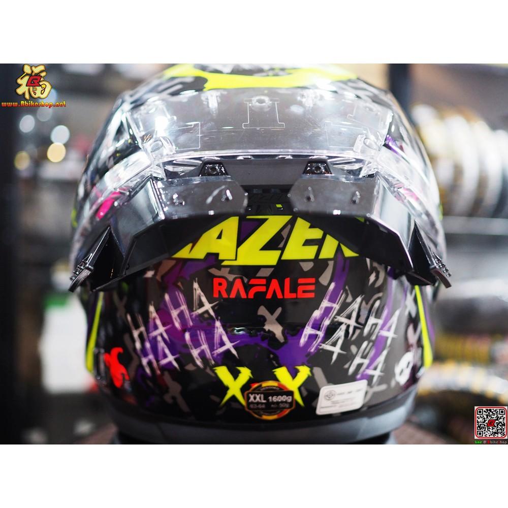 หมวกกันน็อค เต็มใบ LAZER RAFALE-SR - CRAZY XXX Black-Multi