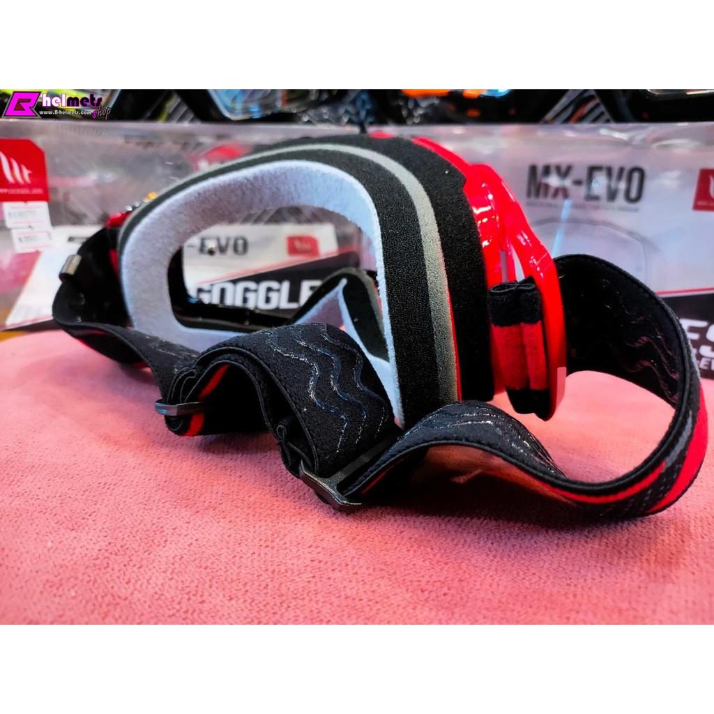 #แว่น MT FALCON GOGGLES - BLACK RED
