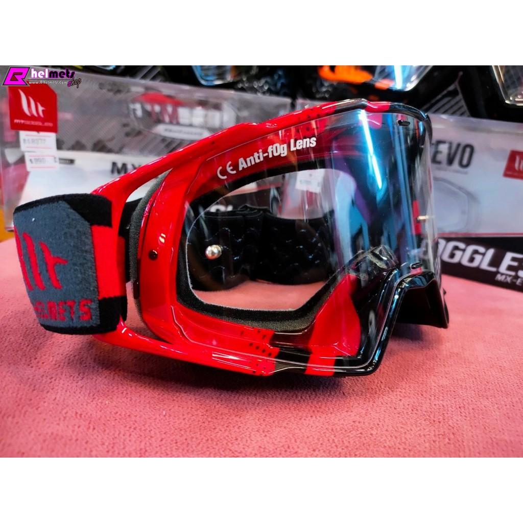 #แว่น MT FALCON GOGGLES - BLACK RED