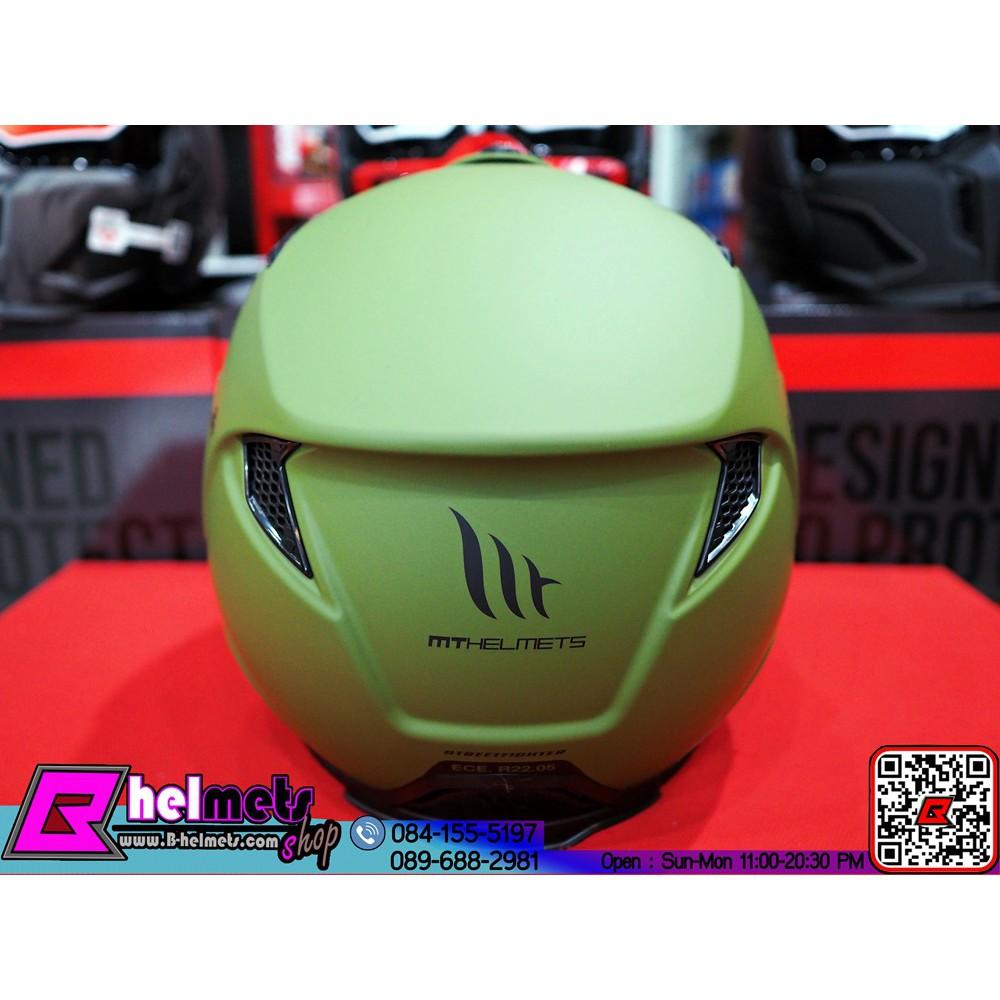 #หมวกกันน็อค MT Streetfighter Sv Solid Matt Green (สอบถามก่อนสั่งซื้อ)