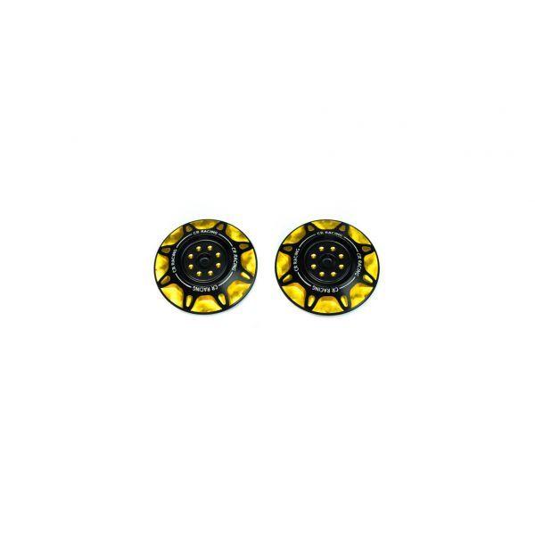 แผ่นปิดรูกระจก CNC Dual ANODIZED Honda Lead 125 4v CR RACING