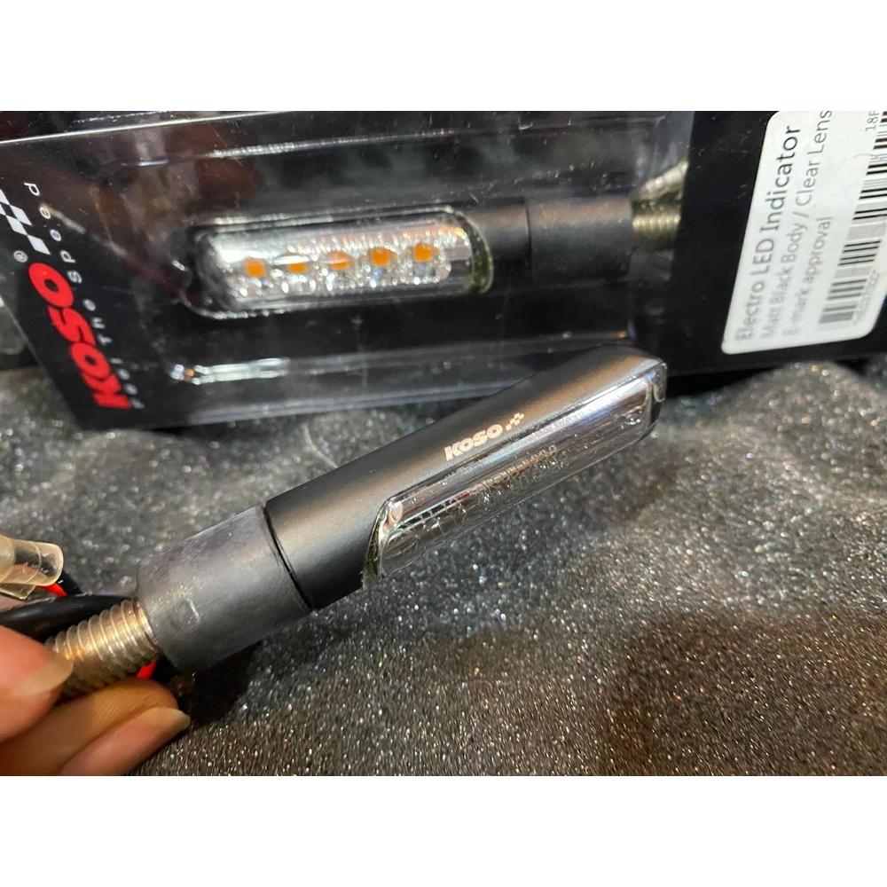 ไฟเลี้ยว KOSO Electro LED indicator แท้ แข็งแรง ไฟสว่าง (ราคาต่อ 1 ข้าง)