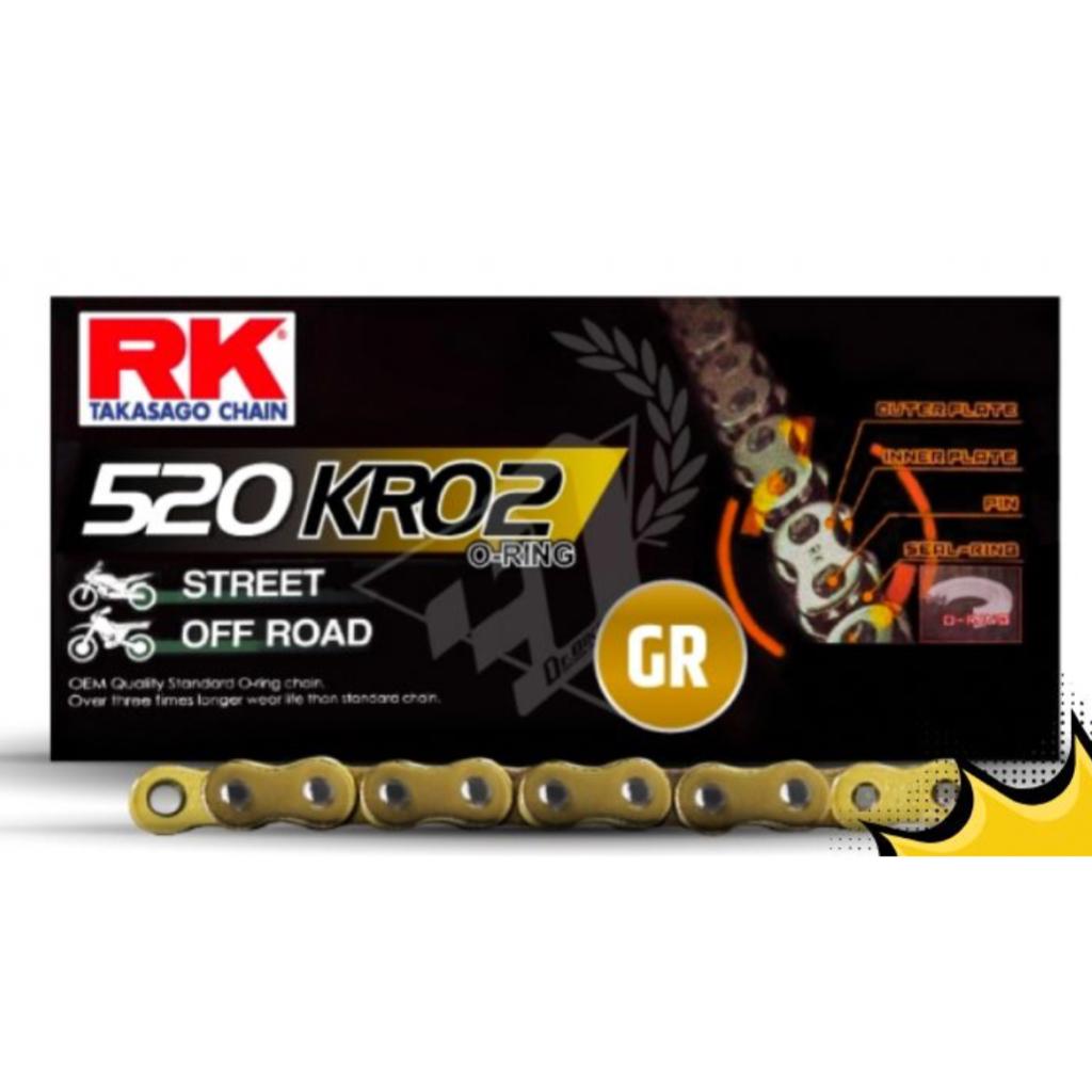 ชุดSetโซ่ สเตอร์หน้า-หลัง RK โซ่ KRO 520 สเตอร์หน้า-หลัง รุ่น CRF250 พร้อมส่ง💯