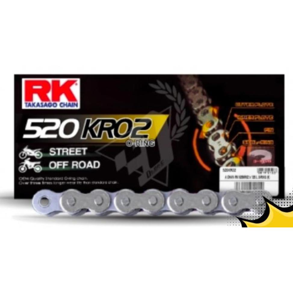 ชุดSetโซ่ สเตอร์หน้า-หลัง RK โซ่ KRO 520 สเตอร์หน้า-หลัง รุ่น CRF250 พร้อมส่ง💯