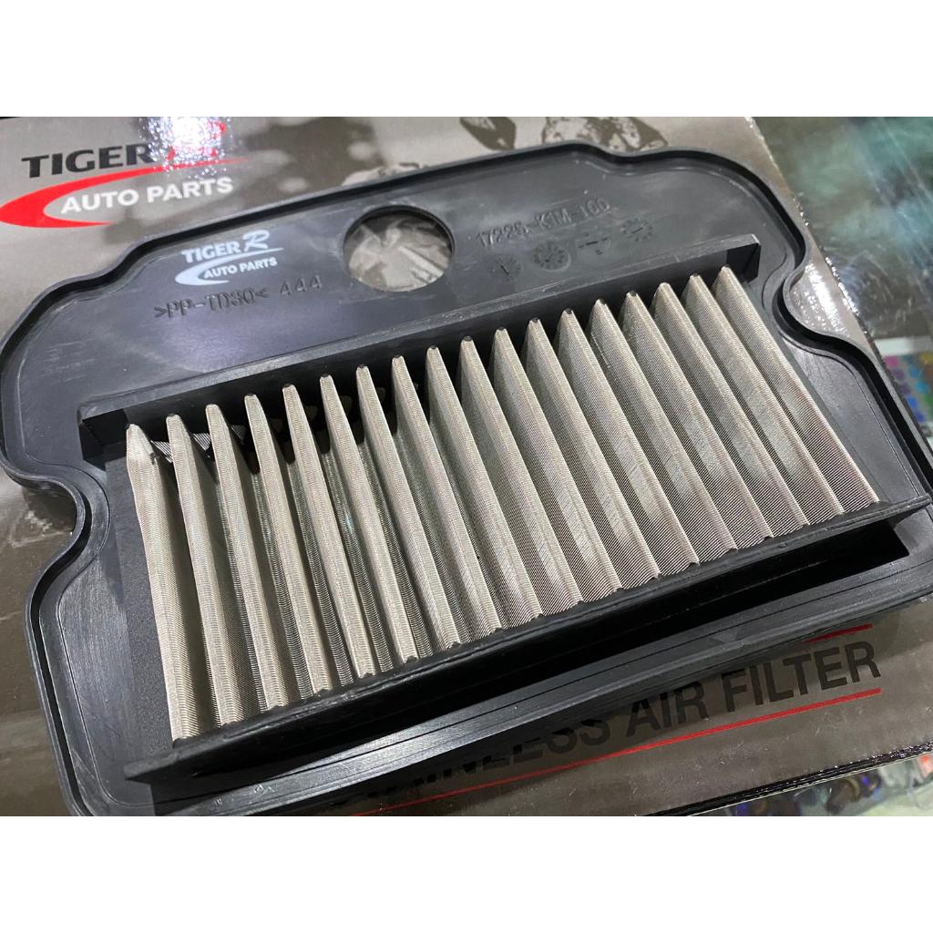 ไส้กรองอากาศสแตนเลส รุ่น WAVE110I 2021 WAVE125I 2023 / PIRANHA / TIGER-R  ไส้กรอง กรองอากาศ