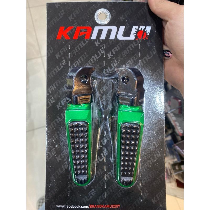 พักเท้าหลัง CNC ตรงรุ่น X-MAX แบรนด์ kamuii พักเท้าkamui พักเท้าx-max
