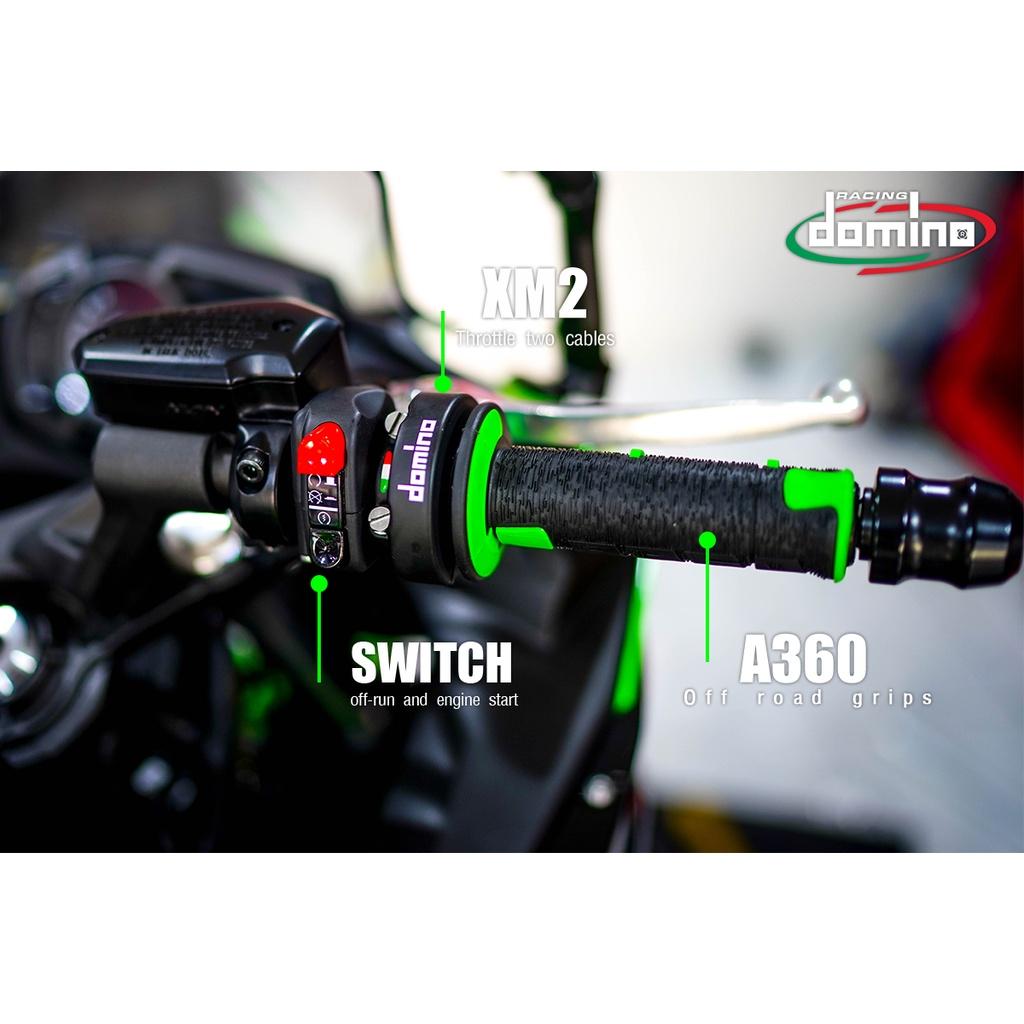 ปลอกแฮนด์ Domino แท้100% รุ่น A360 Pair of Grips  🇮🇹นำเข้าจาก italy ใส่ได้ทุกรุ่น