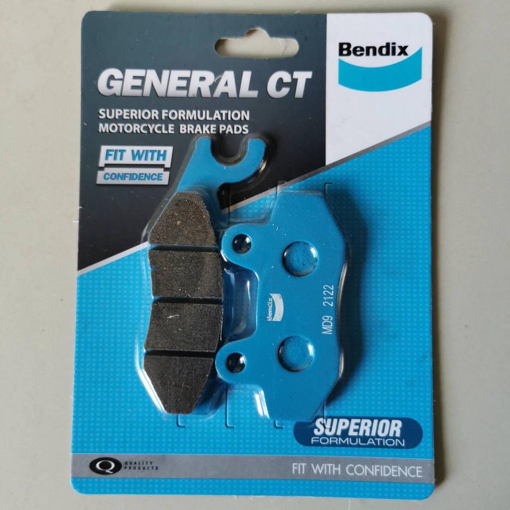 ผ้าเบรค [หน้า KLX140-150] [KR150 หน้า ฝั่งซ้าย] BENDIX MD9 Victor, KLX140,150, Vespa GTS150, 300