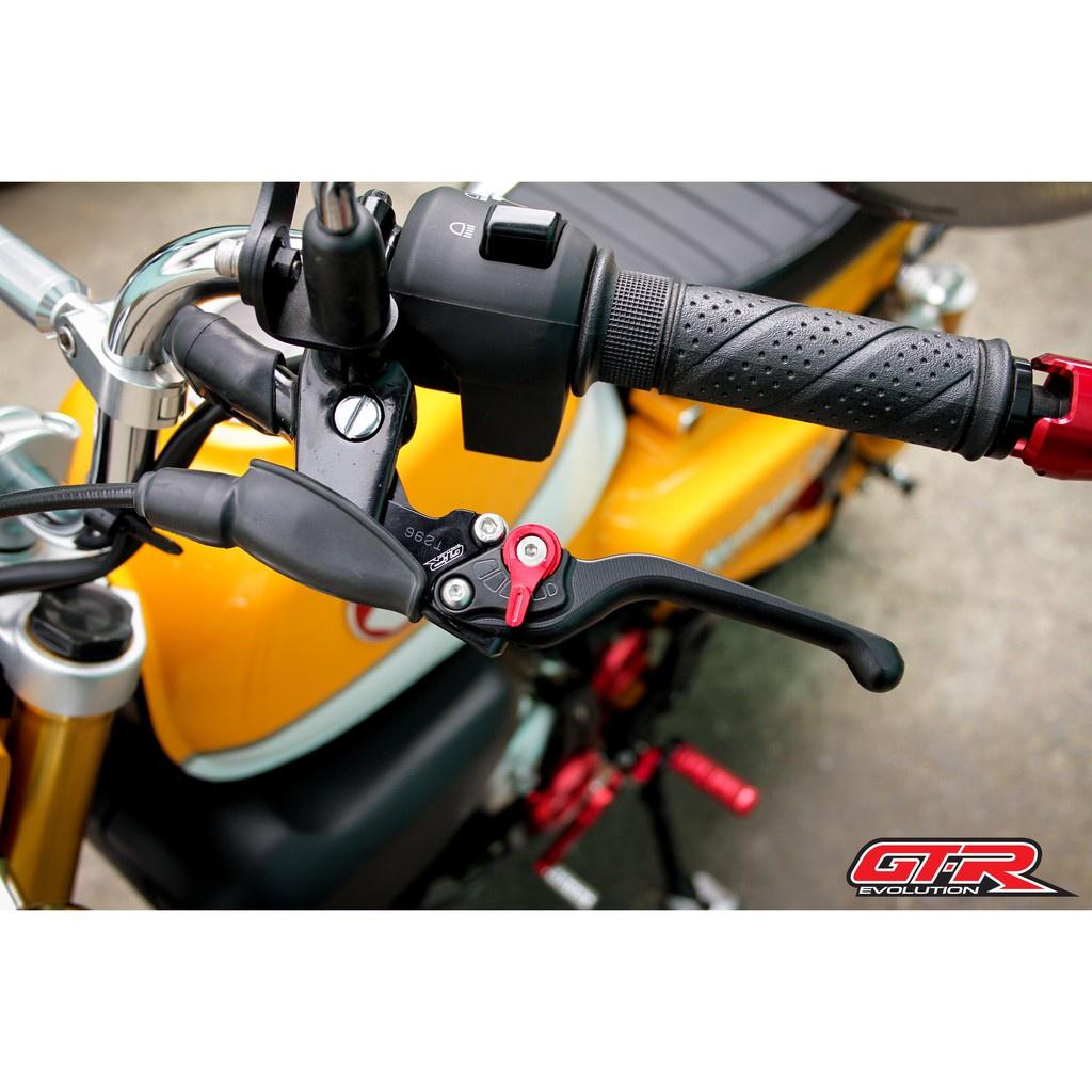 มือเบรค-ครัช (ปรับ6ระดับ) 3D ST-125 DAX, CT-125, C-125 สีดำ แบรนด์ GTR