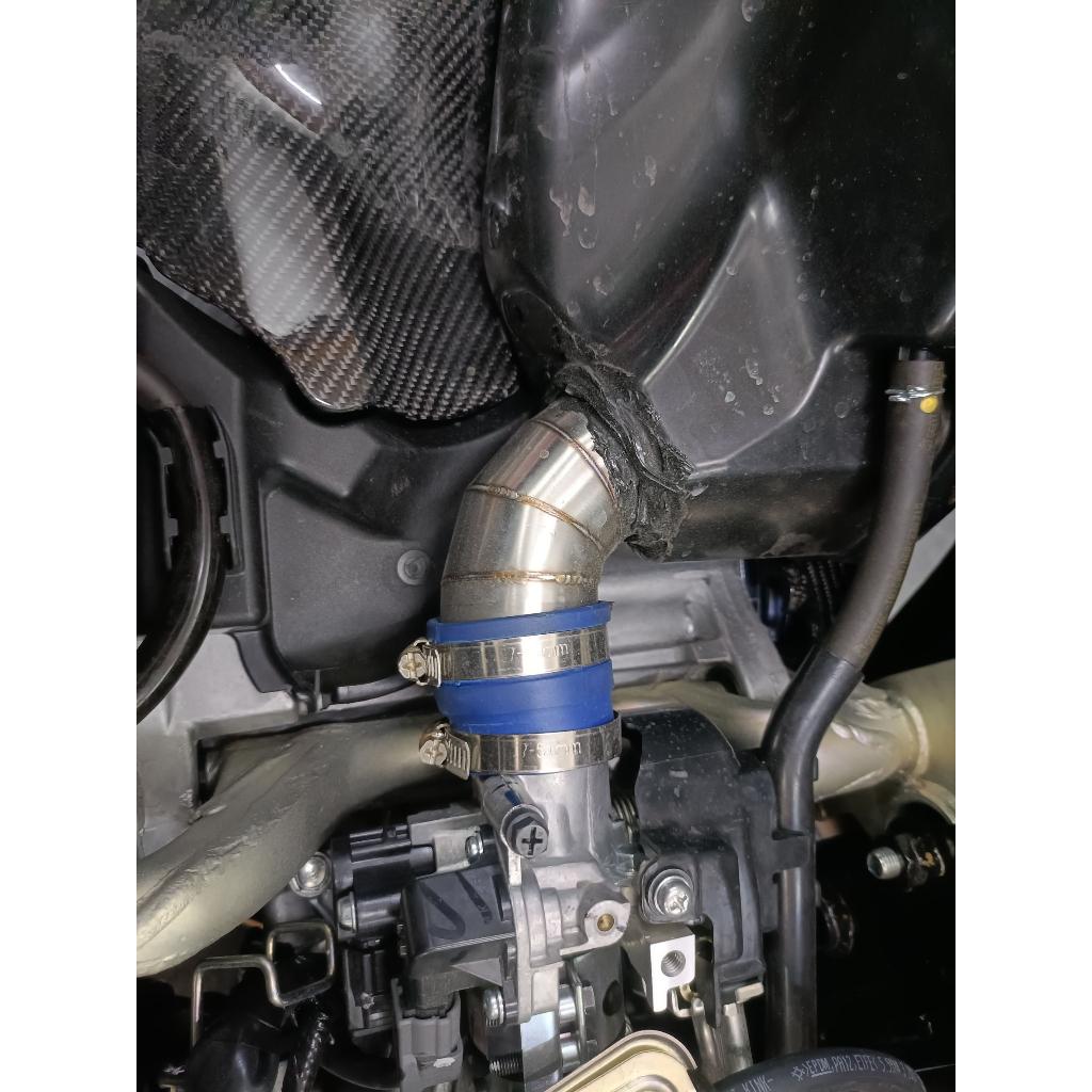 ท่อกรองเลส Honda Lead 125 4V ท่อกรอง คอกรองเลส คอกรองสแตนเลส
