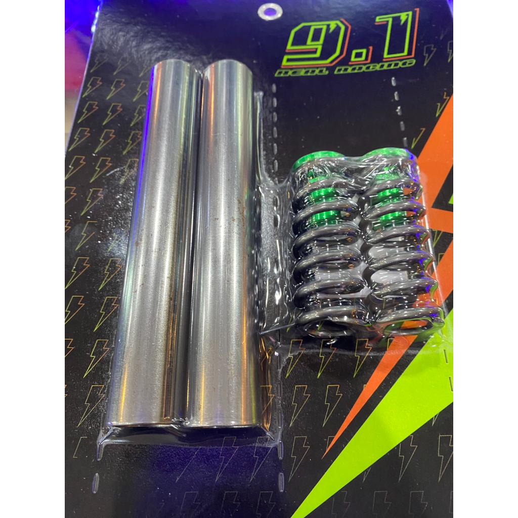 521. สปริงโหลดโช้คหน้า X-max โหลด  1.5 นิ้ว 2 นิ้ว  งาน 9.1 โหลดหน้า โช้คหน้า โหลดหน้าX-max