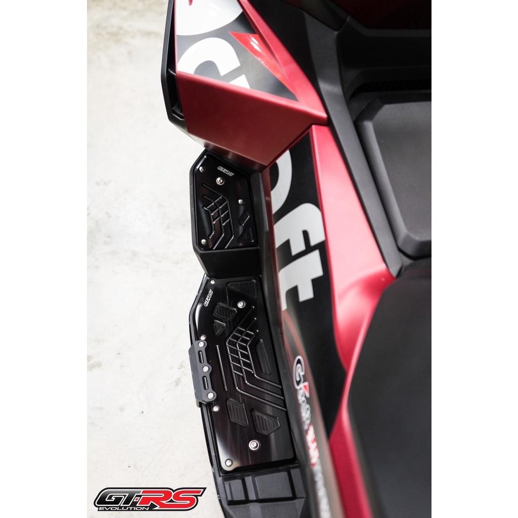 แผ่นรองพื้น (หนา 8 มิล) กัดร่อง ***ใส่แคชบาร์ได้*** ADV350new  งาน GTR-s แผ่นวางเท้า แผ่นพักเท้า
