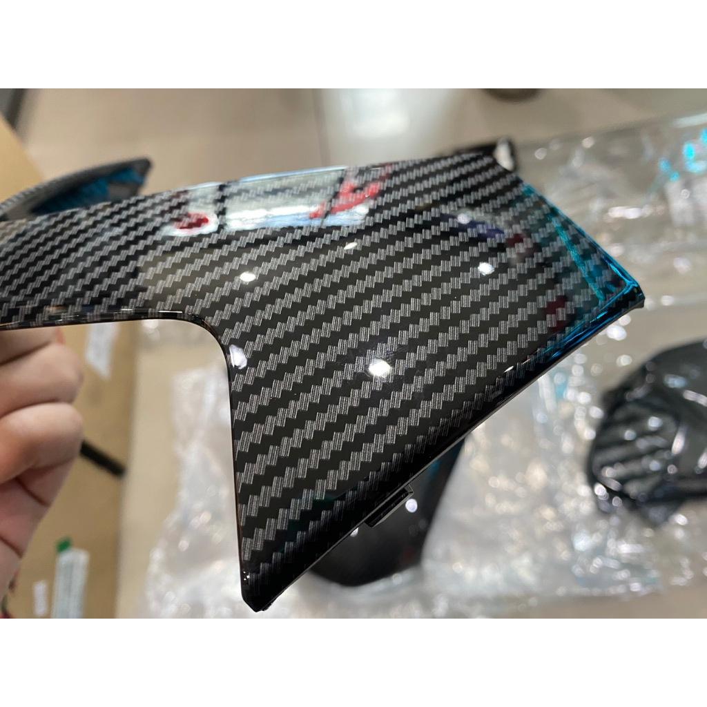 หน้ากากแต่ง Lead-125 แบรนด์ Piranha มีลายคาร์บอน / ชุบโครเมี่ยม หน้ากากแต่งหรีด