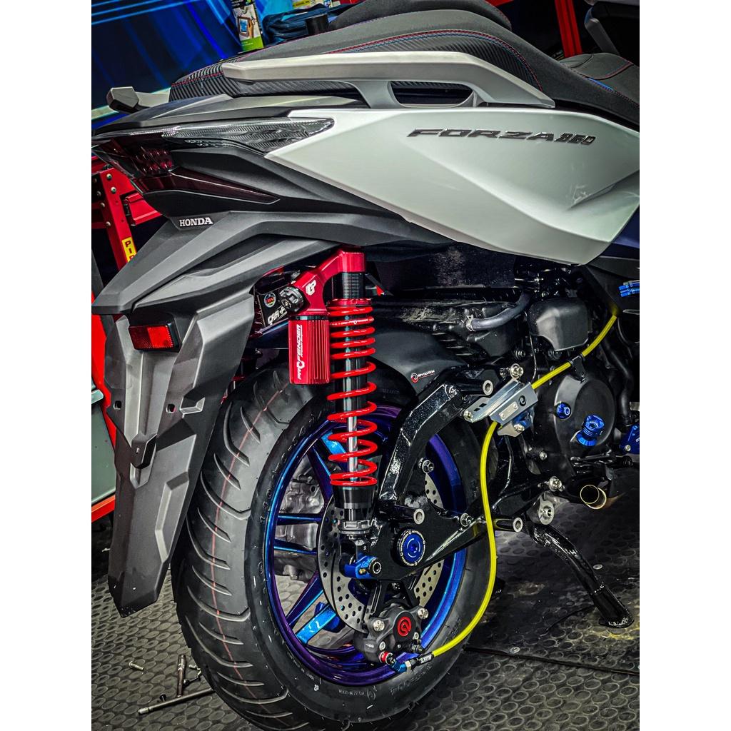NEW!2022 โช๊คหลัง PROFENDER FORZA300 FORZA350 ความสูง 400MM ตัวโหลด สปริงแดง+กระปุกแดง สปริงดำ+กระปุกดำ งานแท้100%