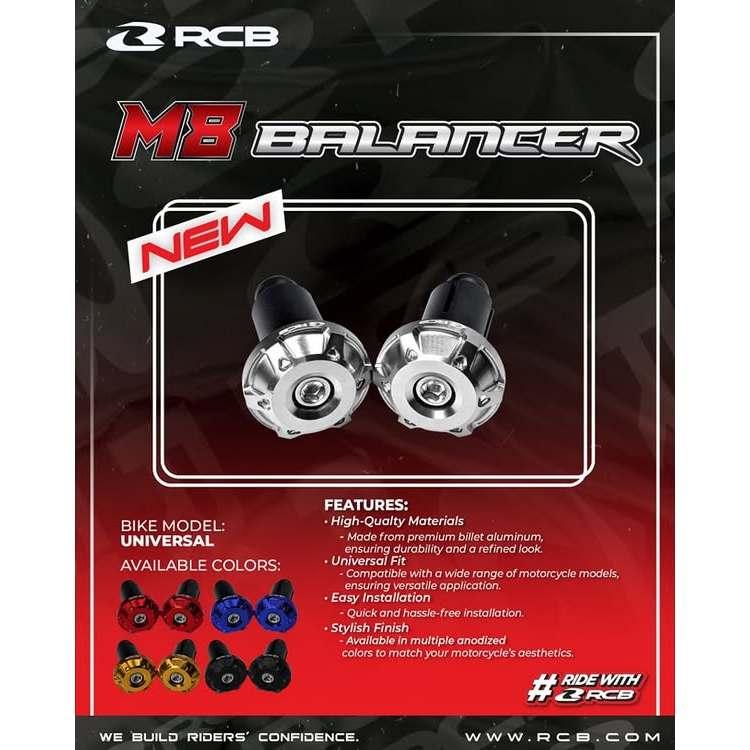 RCB ตุ้มปลายแฮนด์ M8 ใหม่! (0305)